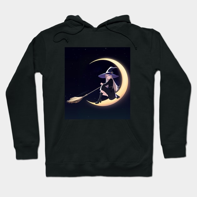 Witch Broomstick Hoodie by Manzo Carey